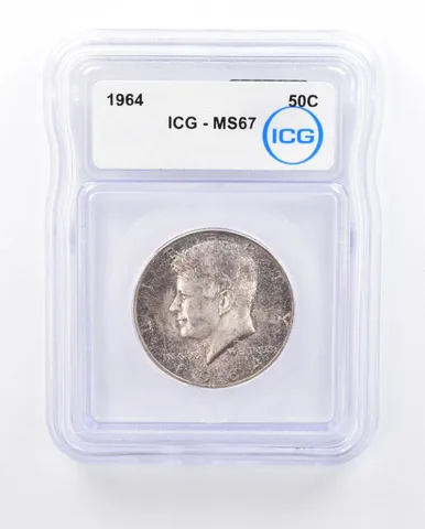 1964 Kennedy Half Dollar MS67 ICG Beautiful Tone *1906