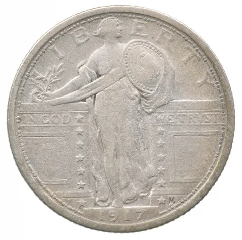 1917 Standing Liberty Quarter a7198