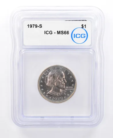 1979-S Susan B Anthony $1 MS66 ICG Beautiful Tone *8722