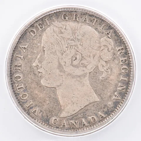 1858 Canada 20 Cents VF25 ICG Beautiful Tone *1921