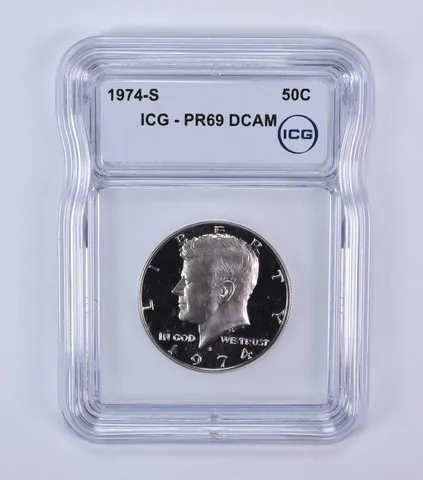 1974-S Kennedy Half Dollar PR69 DCAM ICG