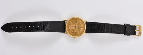 1898 $20 Liberty Head Gold Double Eagle Corum Coin Watch *1638