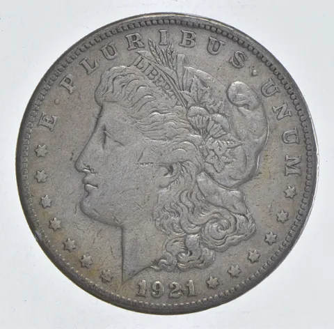 1921-S Morgan Silver Dollar - Last Year Issue 90% $1 Bullion *536