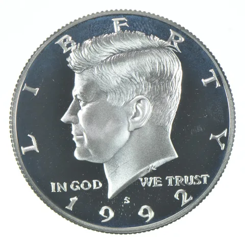1992-S Kennedy Half Dollar Proof 90% Silver