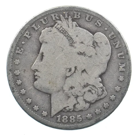 Early - 1885 Morgan Silver Dollar - 90% US Coin *728