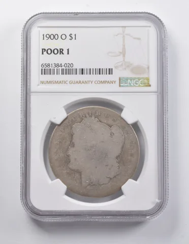 POOR 1 1900-O Morgan Silver Dollar NGC Lowball Low Ball Pocket Piece *7072