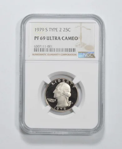 1979-S Washington Quarter Type 2 PF69 UCam NGC