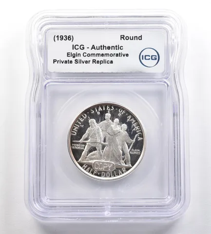 (1936) Elgin Commemorative Gallery Silver Half Dollar ICG *4255