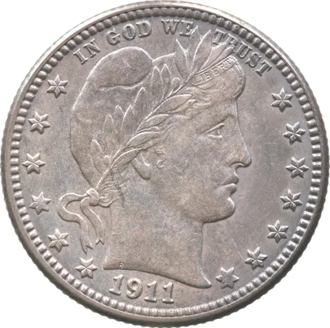 1911-S Barber Quarter *4765