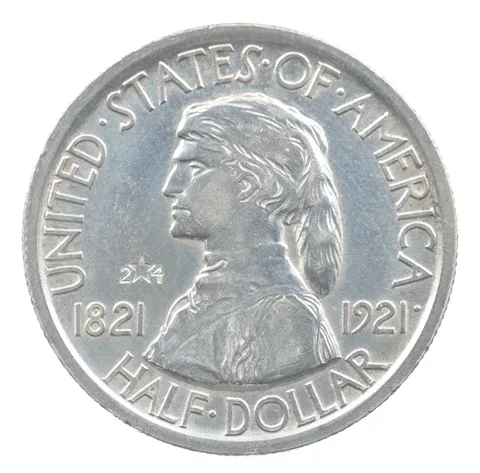 1921 Missouri Commemorative Half Dollar 2x4 *6357