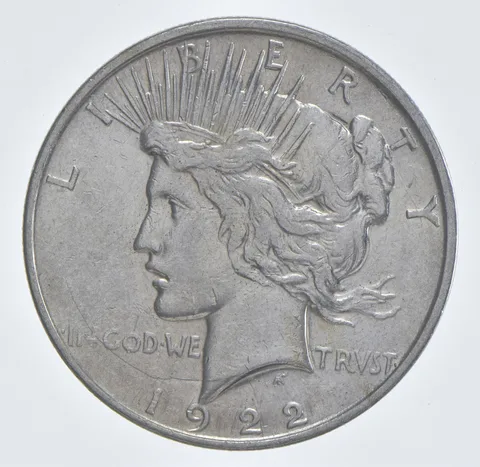 Better - 1922-D Peace Silver Dollar - 90% US Coin *644