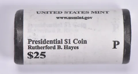 2011-P Rutherford Hayes Presidential $1 Coin Roll $25 Unc US Mint BU