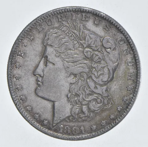 Better 1881 Morgan Silver Dollar - 90% US Coin - Nice Coin *434