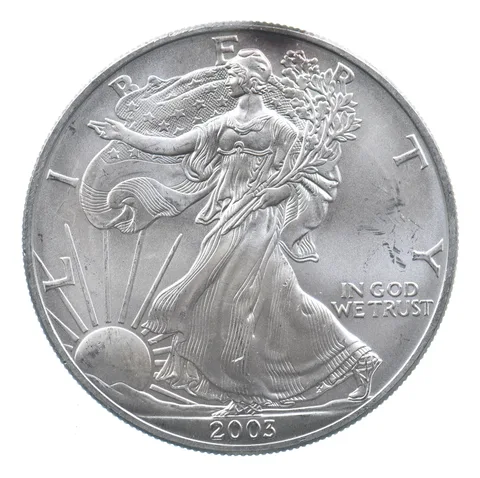 Better Date 2003 American Silver Eagle 1 Troy Oz .999 Fine Silver *640