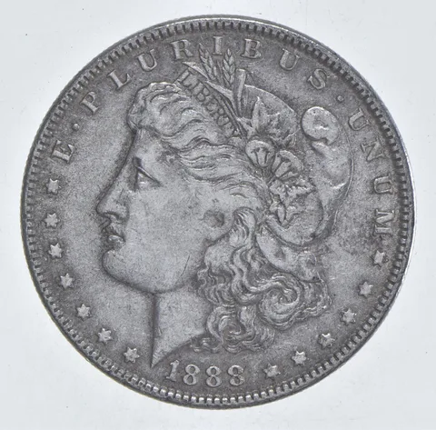 Better 1888 Morgan Silver Dollar - 90% US Coin - Nice Coin *464