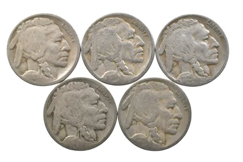 BETTER Lot 1925-S 1928-S 1929-S 1927-D 1928-S Buffalo Nickel Collection *149