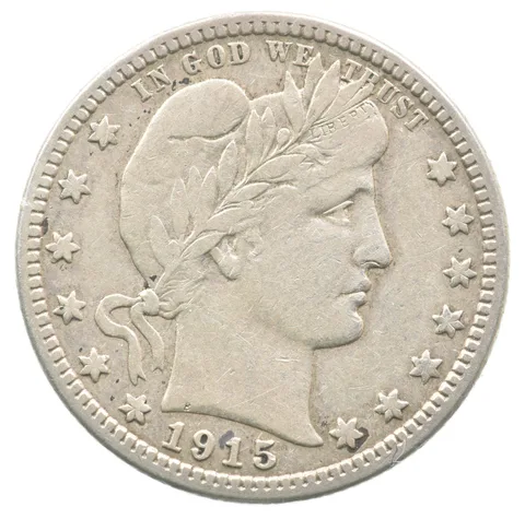 1915-S Barber Quarter *8195
