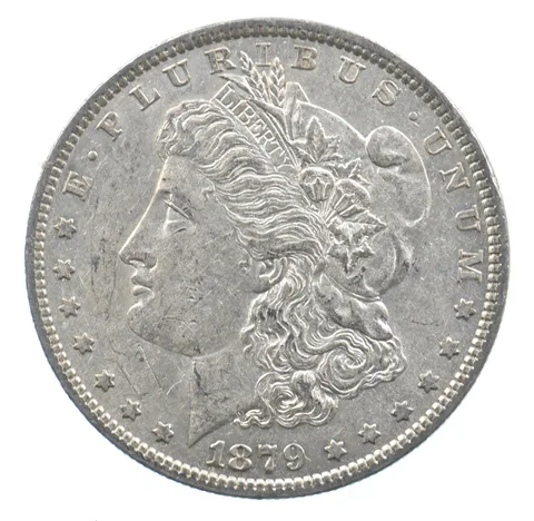 Early - 1879 Morgan Silver Dollar - 90% US Coin *742