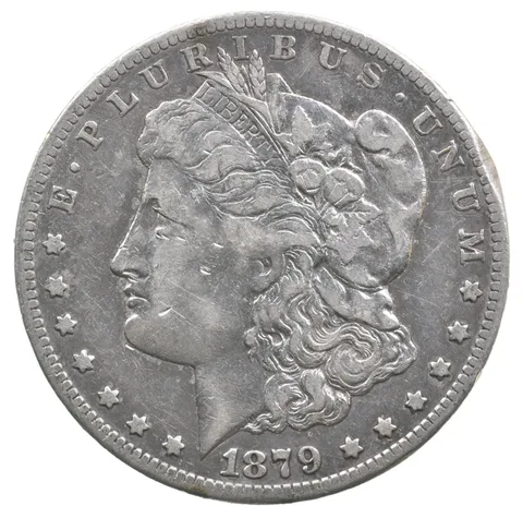 1879-CC Morgan Silver Dollar a4795