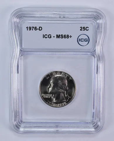 1976-D Washington Quarter MS68+ ICG