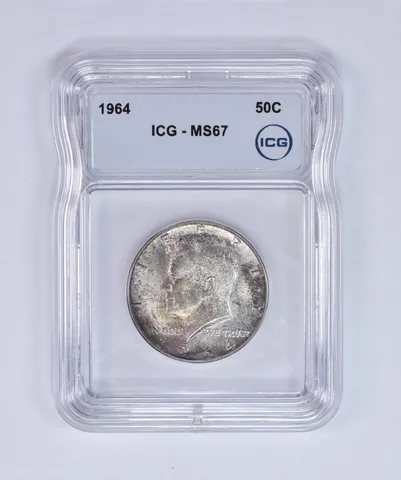 1964 Kennedy Half Dollar MS67 ICG Beautiful Tone *8017