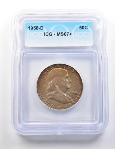 1958-D Franklin Half Dollar MS67+ ICG *9530