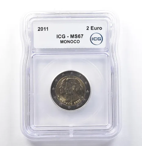 2011 Monaco 2 Euro MS67 ICG *9948