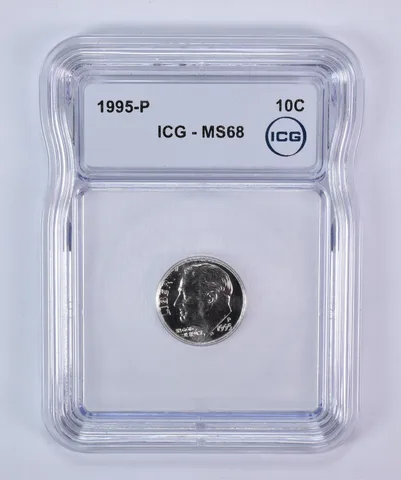 1995-P Roosevelt Dime MS68 ICG