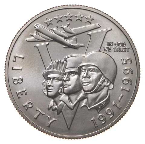 1993-P Unc WWII World War 2 1991-1995 Commemorative Half Dollar