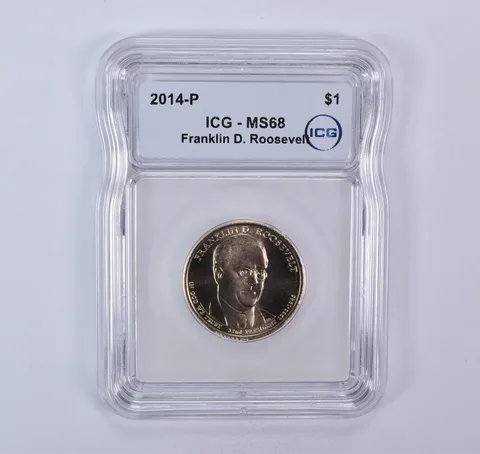 2014-P Presidential $1 Franklin D Roosevelt SMS MS68 ICG