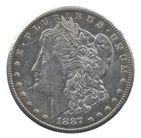 Early - 1887-S Morgan Silver Dollar - 90% US Coin *791