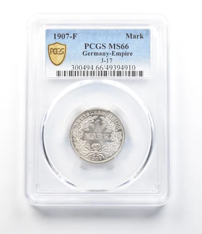 1907-F Germany Empire Mark J-17 MS66 PCGS *4288