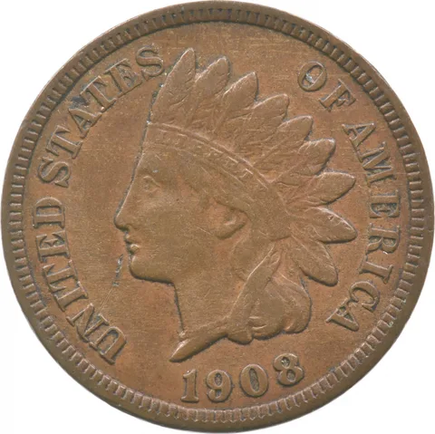 1908-S Indian Head Cent *9368