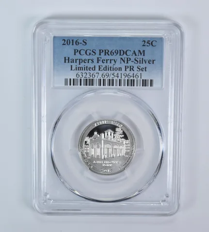 2016-S Washington Quarter ATB Harpers Ferry Silver LE Set PR69 DCAM PCGS
