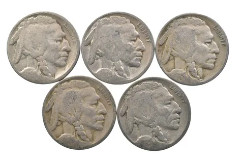 BETTER Lot 1928-S 1929-D 1929-S 1928-S 1929-S Buffalo Nickel Collection *096