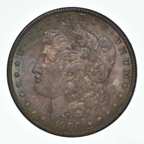 1900 Morgan Silver Dollar - Toned a2475