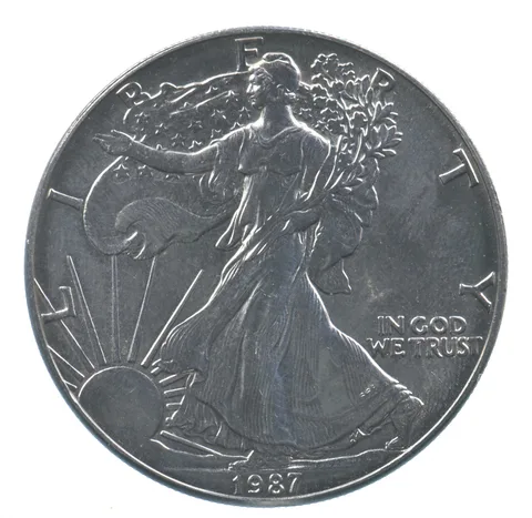 Better Date 1987 American Silver Eagle 1 Troy Oz .999 Fine Silver *581