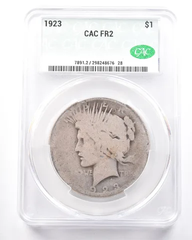 1923 Morgan Silver Dollar FR2 CAC Lowball *7264