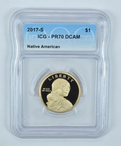 2017-S Sacagawea $1 Sequoyah PR70 DCAM ICG
