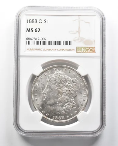 MS62 1888-O Morgan Silver Dollar NGC EDS Vam 1B1 a2414