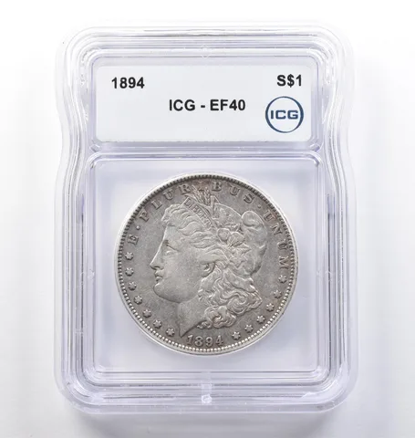 1894 Morgan Silver Dollar EF40 ICG *0169