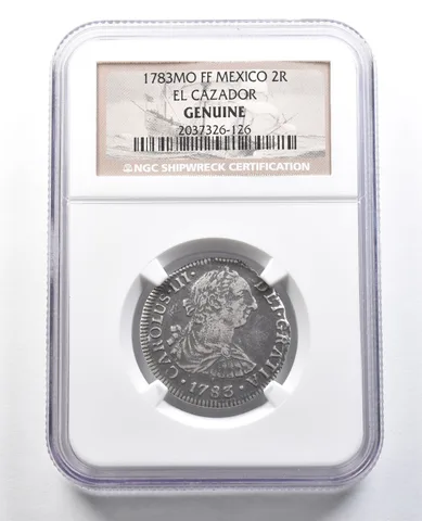 1783 Mo FF Mexico 2 Reales El Cazador Genuine NGC *4684