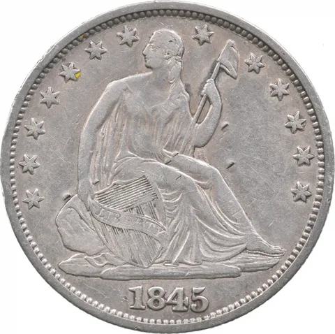 1845-O Seated Liberty Half Dollar *4815