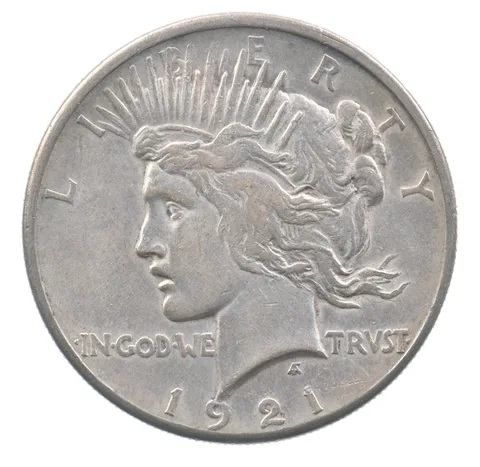 1921 Peace Silver Dollar High Relief *2289