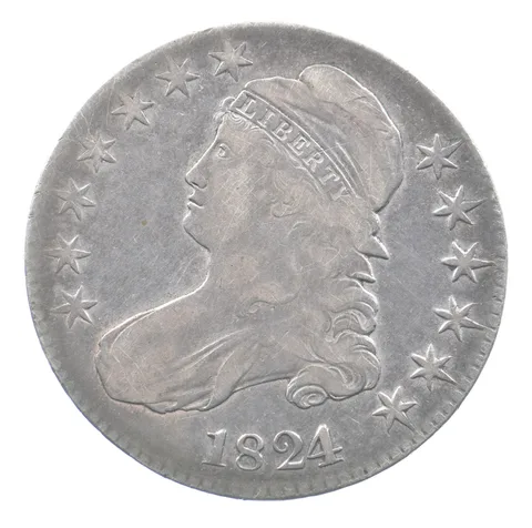 1824 Capped Bust Half Dollar *3906