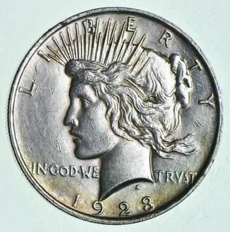 (1) Cull Peace Silver Dollar 1922-1925 P/D/S from Bulk Lot 90% Silver