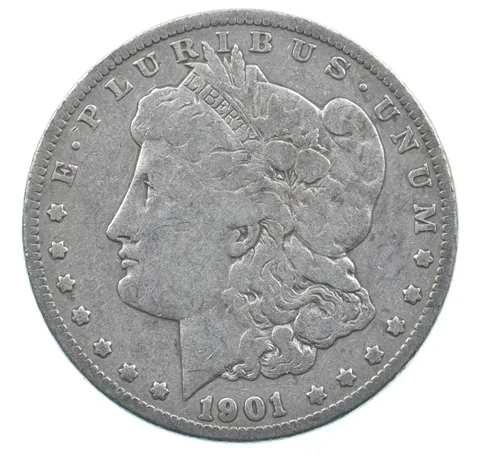 Early - 1901-O Morgan Silver Dollar - 90% US Coin *872
