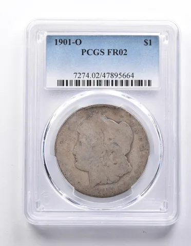 FR02 1901-O Morgan Silver Dollar PCGS Low Ball a7688