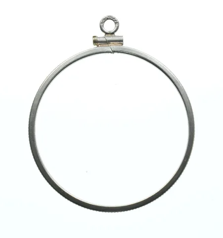 Sterling Silver 32 MM 1/2 Oz Koala Australia Coin Bezel Pendant Frame Edge *2186