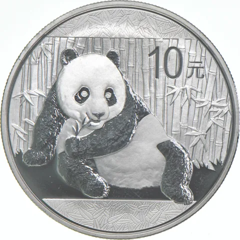 2015 China 10 Yuan Silver Panda 1 Oz Silver